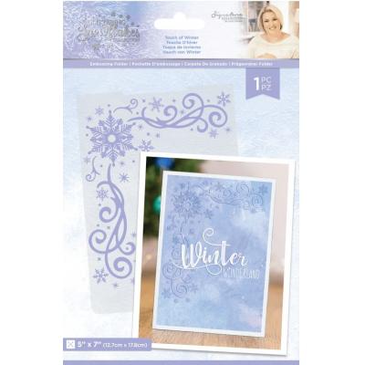 Crafter's Companion Glittering Snowflakes Embossingfolder - Touch Of Winter